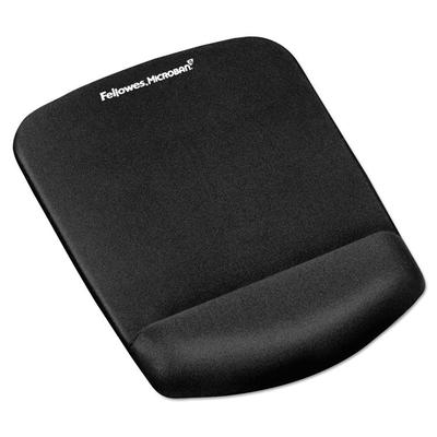 Fellowes PlushTouch Mouse Pad with Wrist Rest, 7.25 x 9.37, Black (FEL9252001) Each Fellowes® Mouse Pads & Wrist Rests