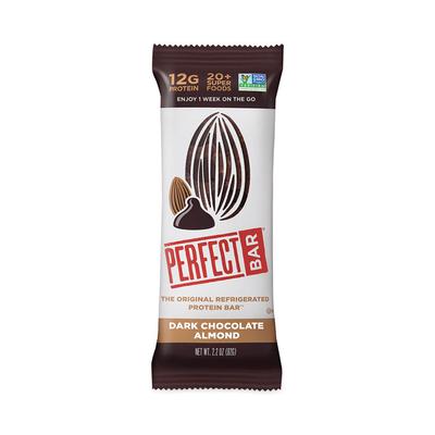 Perfect Bar Refrigerated Protein Bar, Dark Chocolate Almond, 2.2 oz Bar, 16/Carton, Ships in 1-3 Business Days (GRR30700246) Each Perfect Bar® Meals &