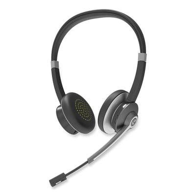 Innovera IVR70003 Binaural Over The Head Bluetooth Headset, Black/Silver (IVR70003) Each Innovera® Headsets