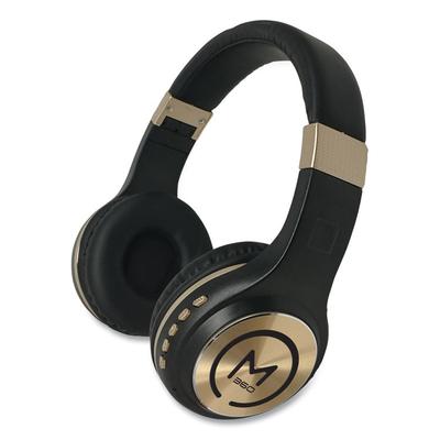 Morpheus 360 SERENITY Stereo Wireless Headphones with Microphone, 3 ft Cord, Black/Gold (MHSHP5500G) Each Morpheus 360®