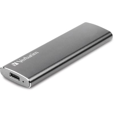 Verbatim External SSD, w/USB Cables, 500MB/s, 240GB, Silver (VER47442) Each Verbatim® Solid State Drive