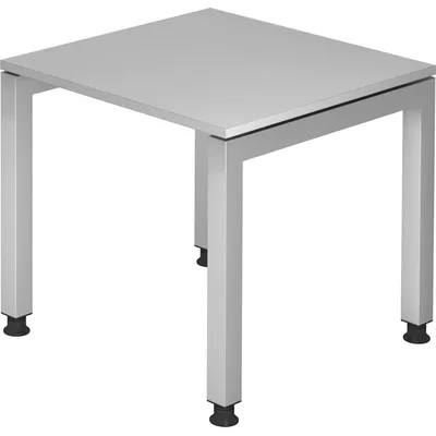 Hammerbacher Schreibtisch 80x80cm Grau Image