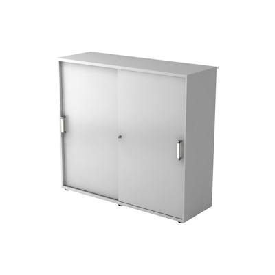 Hammerbacher Schiebetürenschrank Serie 9 3OH BxTxH 120x40x110cm Griff CE Grau/Grau