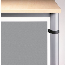 Hammerbacher Knieraumblende Silber H=40cm Image