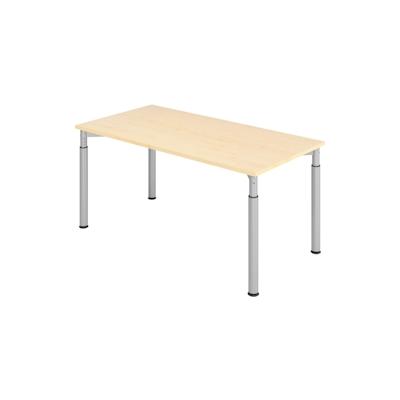 Hammerbacher Schreibtisch 160x80cm Ahorn/Silber Image