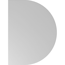 Hammerbacher Anbautisch mit Fuß/Konsole doppelt 60x80cm Grau/Silber Image