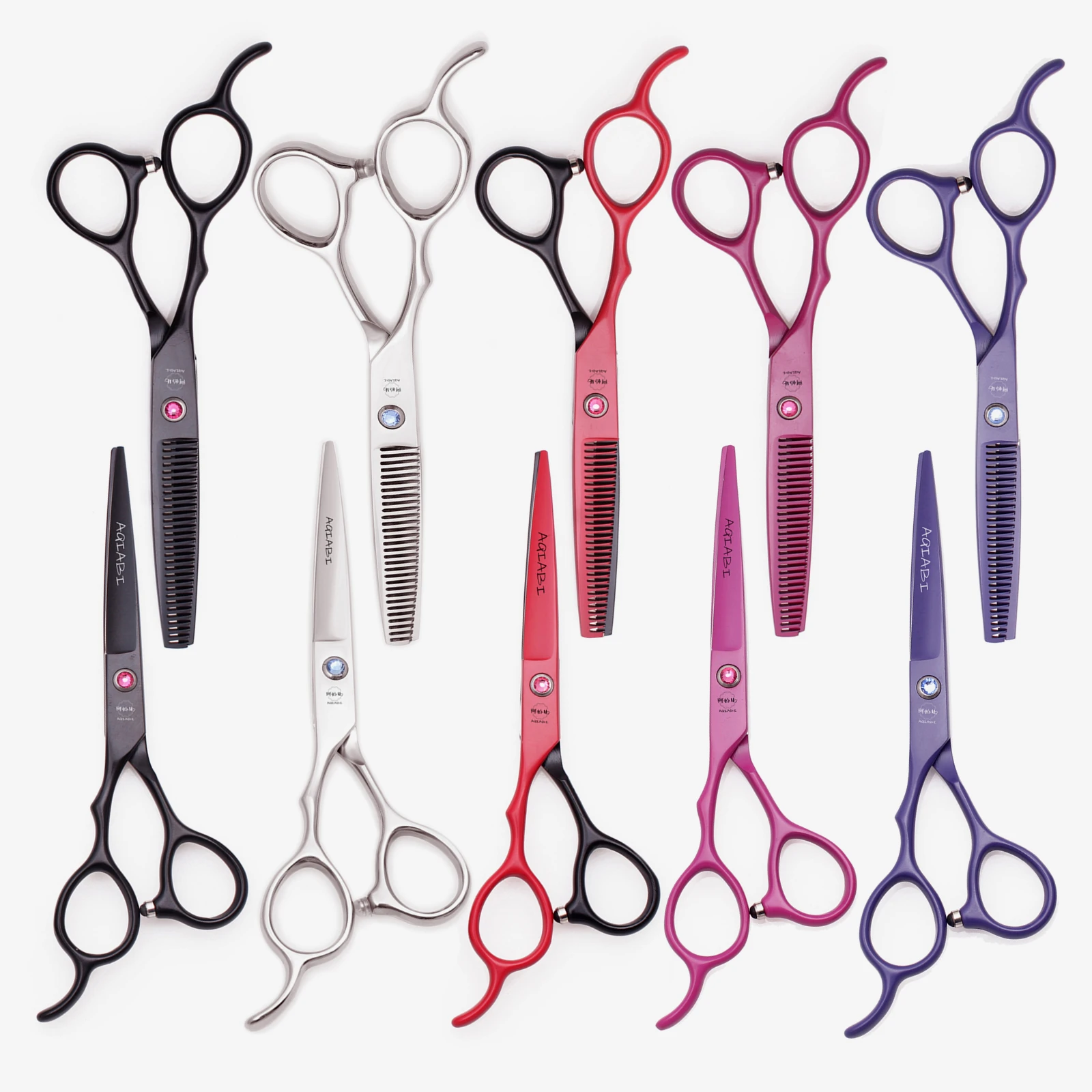 6.0 ''linke Hand profession elle Friseur Haars chere schneiden Schere Ausdünnung Salon Friseur nach Hause Japan Stahl Drops hipping a8001 Image