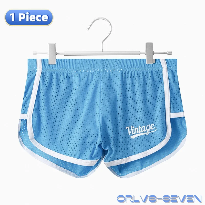 Männer Eis Seide Hohl Boxer Briefs Sommer Atmungsaktive Sport Shorts Unterwäsche Sexy Unterhose Mesh Höschen Image