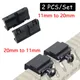 Base di montaggio adattatore per cannocchiale da 2 pezzi da 11 mm a coda di rondine da 20 mm Convertitore per montaggio su guida Picatinny Weaver da 9,5 mm -10 mm a coda di rondine da 11 mm a 20 mm
