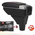 Nuovo per Citroen C3 C4 bracciolo box console centrale universale per auto accessori per la modifica caja doppio rialzato con ricarica USB