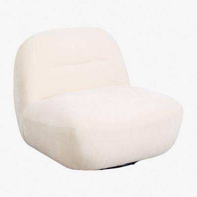 Sklum - Drehstuhl in Chenille Sernin Creme-Beige Image
