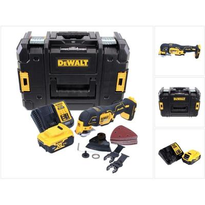 Dcs 355 P1 Akku Oszillierer Multitool 18 v Brushless + 1x Akku 5,0 Ah + Ladegerät + Zubehör + tstak Image