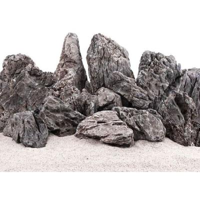 Aquarium Natursteine Mini Landschaft Seiryu Steine grau 5Kg Gr.S 100-500g Nr.66