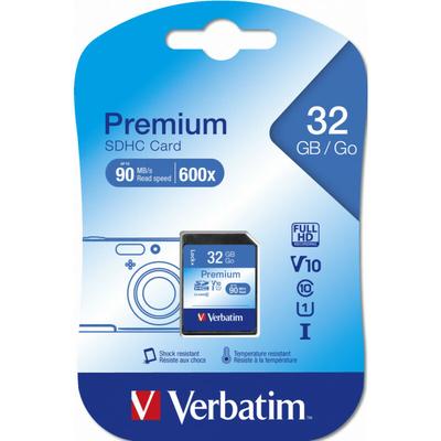 Verbatim - sd Card 032GB sdhc Class 10 (43963)