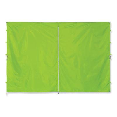 ergodyne Shax 6096 Pop-Up Tent Sidewall with Zipper, Single Skin, 10 ft x 10 ft, Polyester, Lime, Ships in 1-3 Business Days (EGO12978) Each ergodyne®