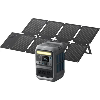 SOLIX C300 Portable Power Station, Outdoor 288Wh LiFePO4 Battery, 300W (600W Surge) Solar Generator,