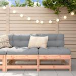 Maisonchic - Lot de 2 Canapés centraux de jardin, Salon de jardin, Banquette de jardin bois massif