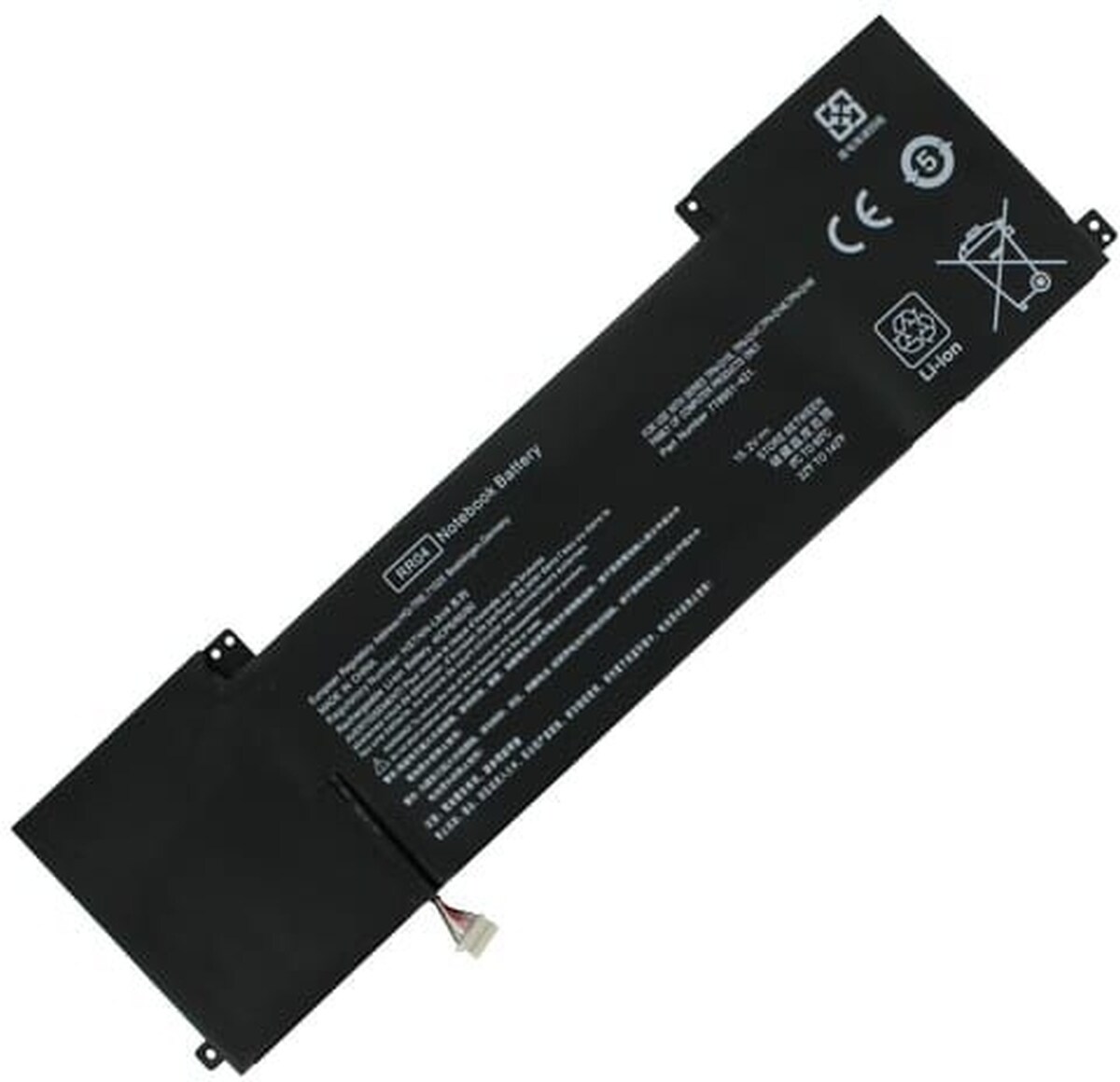 AGI Akku für Hewlett-Packard 778951-421 Li-Pol 15,2 Volt 3400 mAh schwarz Image