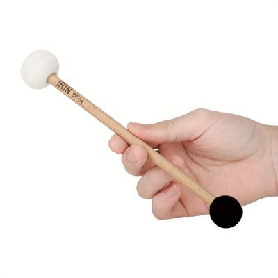 TEMU Felt & Rubber - Wooden Handle, Percussion Instrument Accessories, Small,