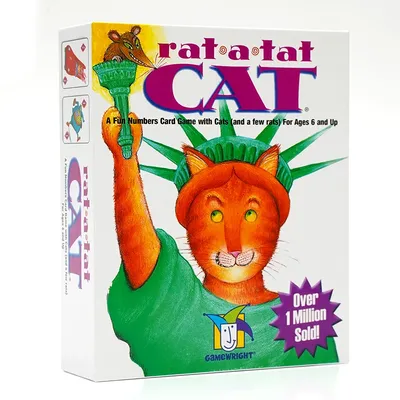 Rat a Tat Cat – lustiges Zahlen-Kartenspiel mit Katzen (und ein paar Ratten) für Kinder ab 6 Jahren Image