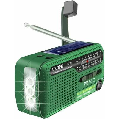 Shining House - DE13 fm am sw Solar-Winkelempfänger mit hellem Licht, Image