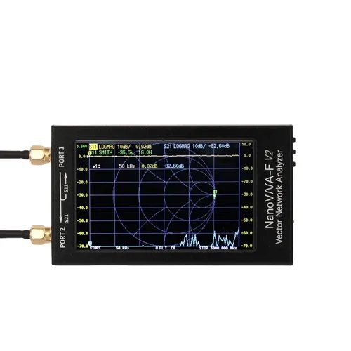 Nouvel analyseur de réseau vectoriel NanoVNA-F V2 3GHz, écran tactile 4.3 pouces, analyseur
