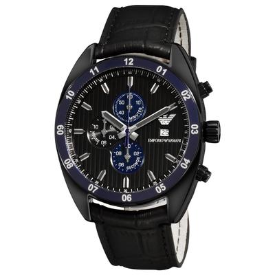 Emporio Armani Herrenuhr Quartz Schwarz