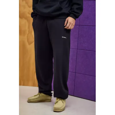 iets frans. Black Embroidered Joggers - Black S at Urban Outfitters