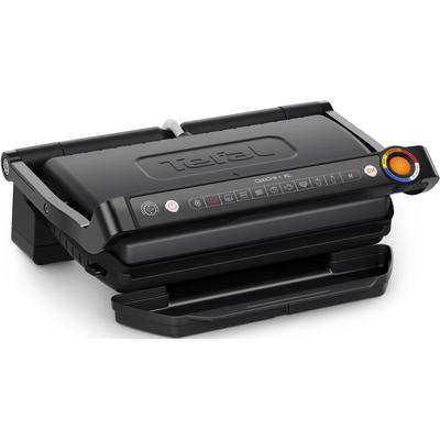 Kontaktgrill TEFAL "GC7278 OptiGrill+ XL", schwarz, B:39,5cm H:43cm T:33cm, Kontaktgrill_Standgrill_Tischgrill_Teppanyakigrill, erneuerte Kochstufenanzeige, 9 Automatikprogramme + manuelles Programm Image