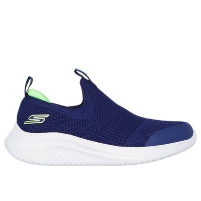 Skechers Boy's Ultra Flex 3.0 - Trovlox Sneaker | Size 13.0 | Navy Blue | Textile/Synthetic | Machine Washable