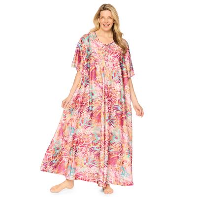 Plus Size Women's Sweeping Printed Lounger by Only Necessities in Multi Butterfly (Size 26/28)