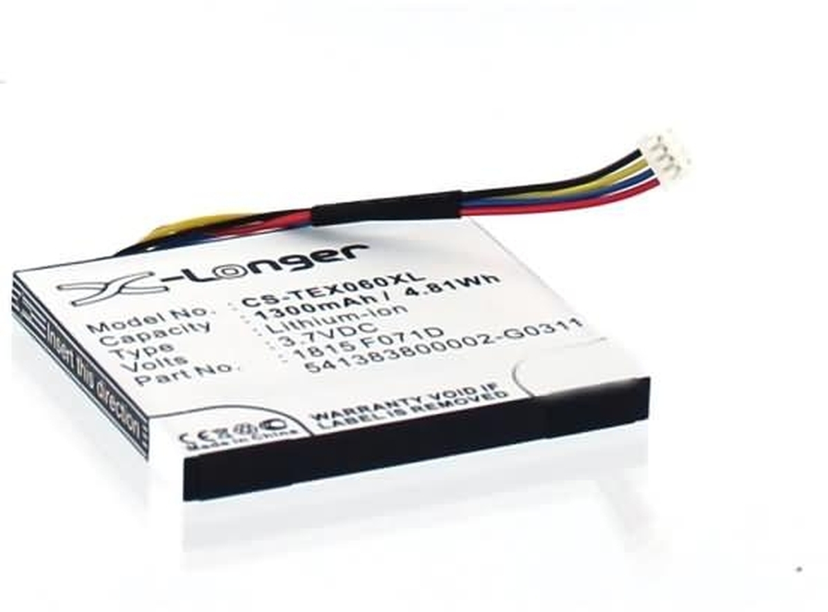 AGI Akku für Texas instruments 3.7L1060SP Li-Ion 3,7 Volt 1300 mAh schwarz Image