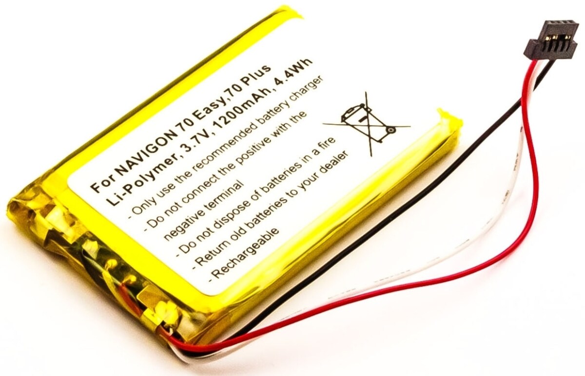 AGI Akku für Navigon TOPAZFCZF1212004445 Li-Pol 3,7 Volt 1200 mAh schwarz Image