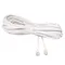 Cavo di linea Modem Fax telefonico maschio 6 p2c RJ11 bianco, 14M per telefono fisso
