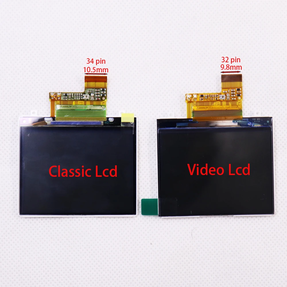 Ersatz-LCD-Bildschirm für Apple iPod Video 5. 5. Generation 30 GB 60 GB 80 GB Classic 6. 6.5th 7th 7.5th Gen 80 GB 120 GB 160 GB Image