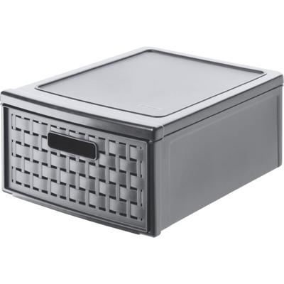Rotho - Schubladenbox Country klein, 8,3 l anthrazit Schubladenbox Image