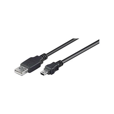 USB-Kabel USB2.0 Typ a - Typ b mini 5pol St/St 1,80m (50767) - Goobay