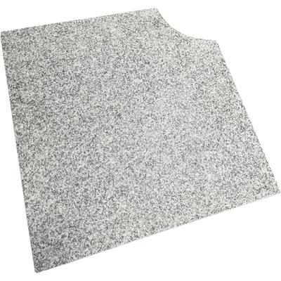 Beckenrandstein KWAD "Cristal Grey", grau (grau – g603), B:350cm H:3cm L:700cm, Granit, Bausteine, Granitumrandung für verschiedene Poolgrößen Image