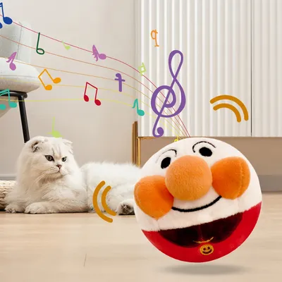 Electronic Pet Dog Toy Music Vibration Bouncing Jump Ball Toys Singing Talking Interactive Plush