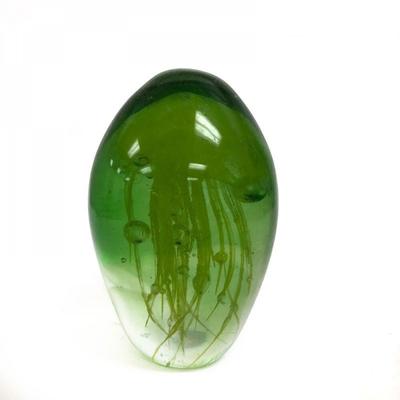 Green Jelly Fish Paperweight