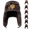 Cappello unisex Lei Feng Eagle a doppia testa Cappello invernale con paraorecchie Mantieni caldo il cappello da sci Cappelli bomber per l