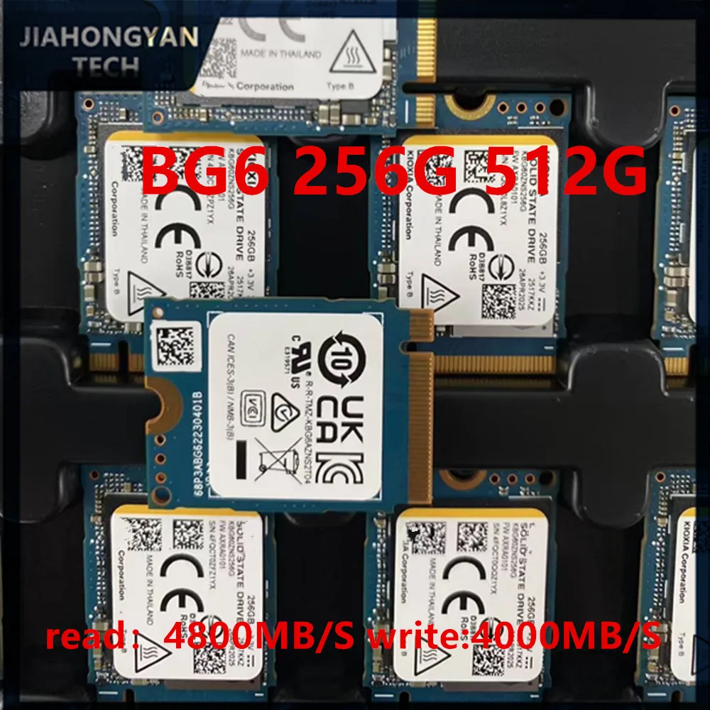 Original Für KIOXIA BG4 BG5 BG6 256G 512G 1TB 2230 M.2 Kamera Solid State Drive PCIe 3,0x4 4,0X4 NVMe M.2 SteamDeck Oberfläche Image