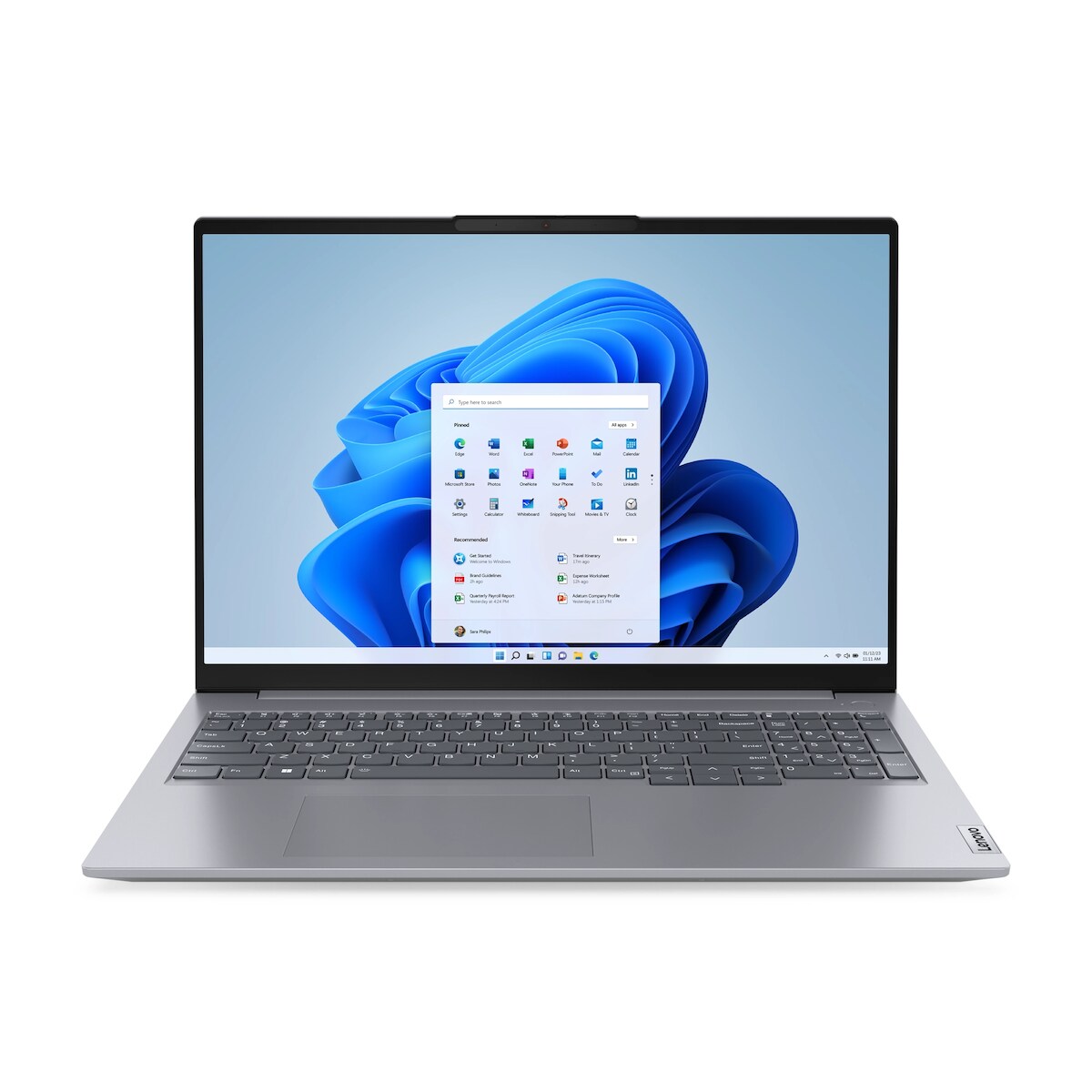 Lenovo ThinkBook 16 G7 (Arctic Grey, 16" WUXGA, AMD Ryzen™ 5 7535HS, 16 GB RAM, 1 TB SSD) mit Windows 11 Pro Image