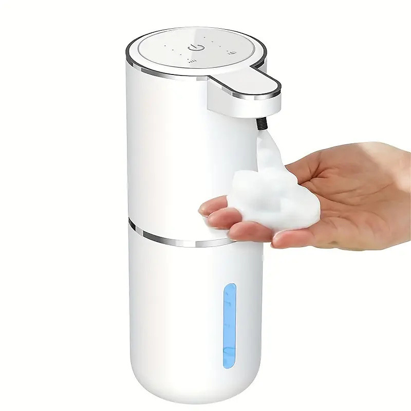 380mL Capacity Automatic Soap Dispenser - Touchless USB Rechargeable and Motion-Sensing Technology