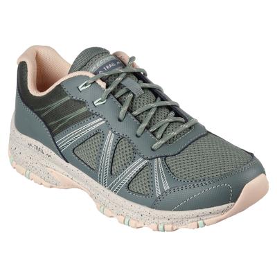 Skechers Hillcrest Ridge Leder Damen Oliv Sneakers