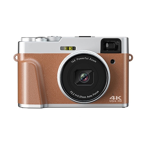 Fotocamera digitale compatta 4K UHD con messa a fuoco automatica, fotocamera digitale compatta, fotocamera da viaggio con messa a fuoco automatica, fotocamera per vlogging da 48 MP