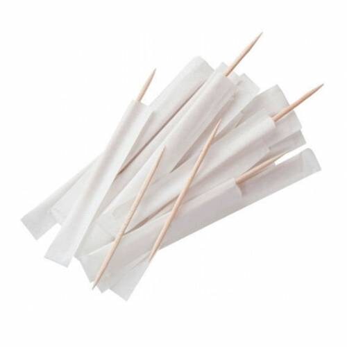 Ekoe Plastic Free Solutions Ekoe Zahnstocher aus Birkenholz 6,5 cm 1000 Stk Image