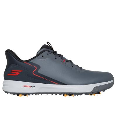 Skechers Men's GO GOLF Elite Vortex - Rival Shoes | Size 8.5 Extra Wide | Charcoal Gray | Synthetic/Textile | Arch Fit