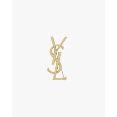 Cassandre Brooch - Metallic - Saint Laurent Brooches