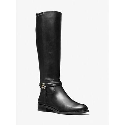 Mindy Leather Boot - Black - Michael Kors Boots
